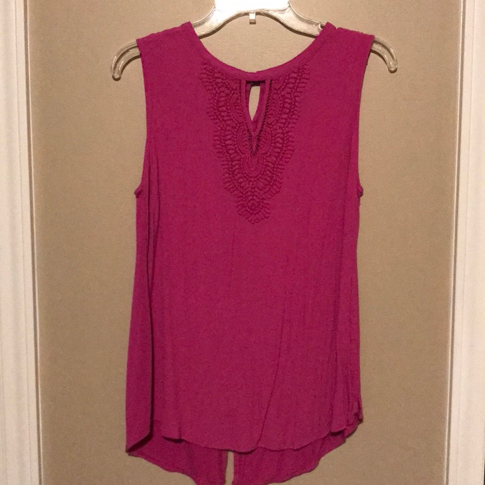 Dark Pink Top